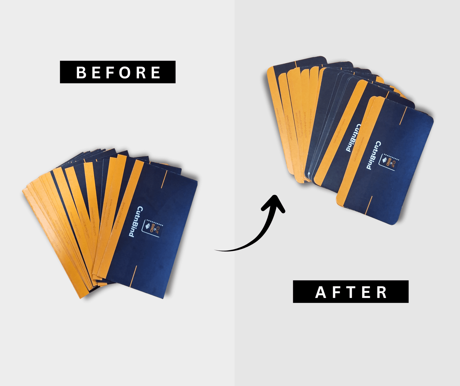 Finished Product of Qshape Finished Product of Corner Rounding Machine - cutnbind - png