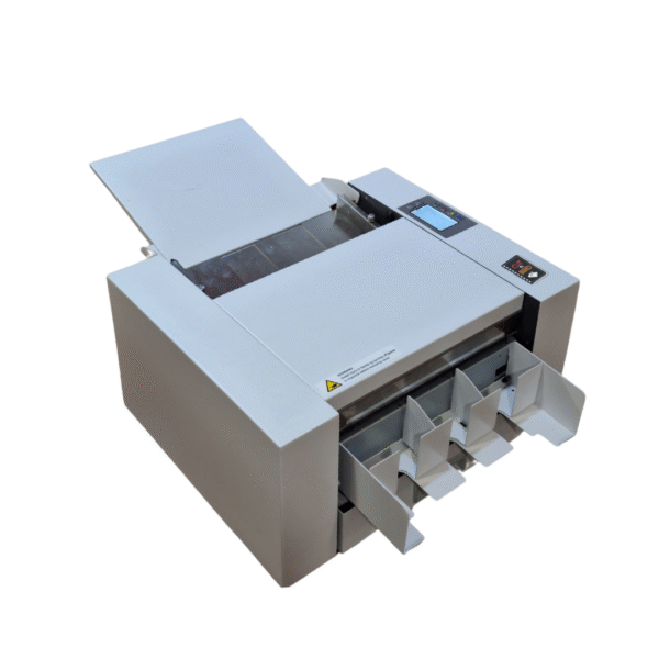 Business card cutting machine with cutnbind logo - png