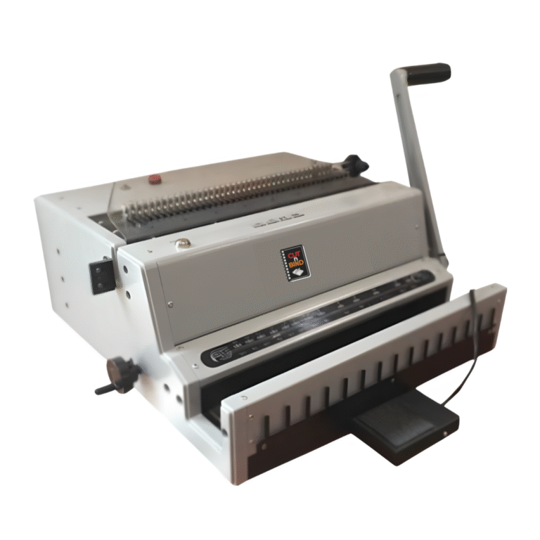 Wire binding machine with cutnbind logo - png