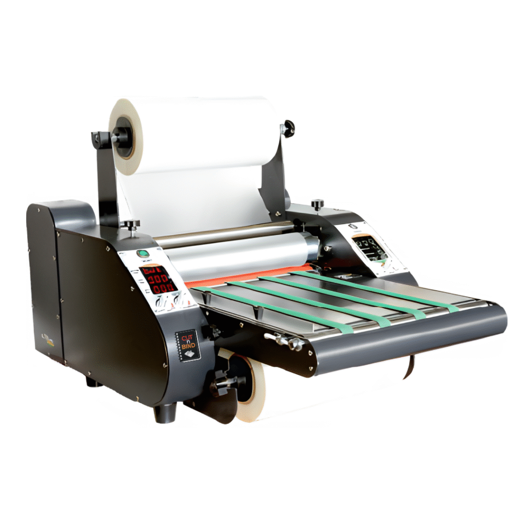 Thermal Lamination Machine with cutnbind logo - png