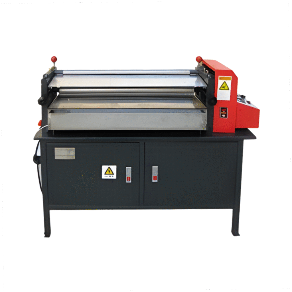 Hot and Cold Gluing Machine with black and red colour - Cutnbind-png