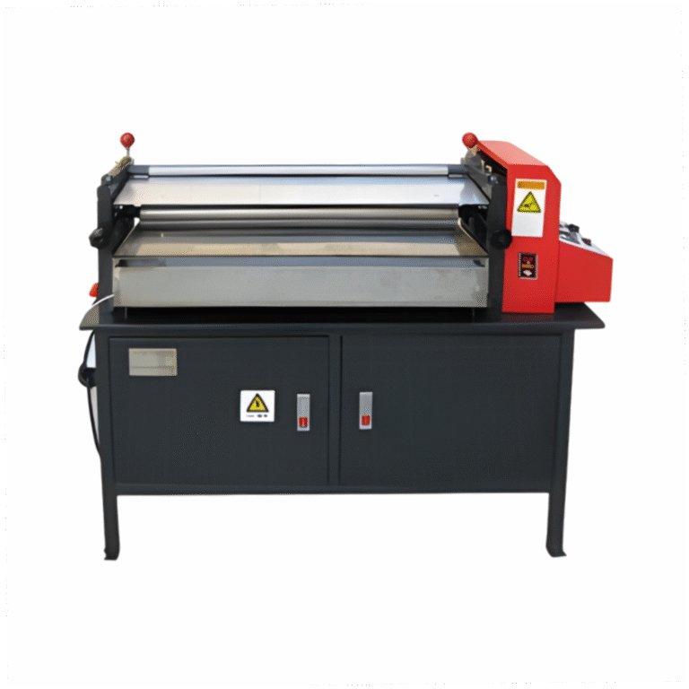 Hot and Cold Gluing Machine with black and red colour - Cutnbind-png